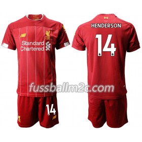 Fußballtrikots Liverpool HENDERSON 14 Kinder Heim Trikotsatz 2019-2020